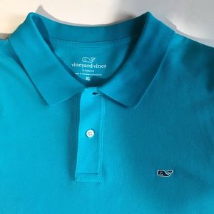 Men’s Vineyard Vines Aqua Polo Sz XL